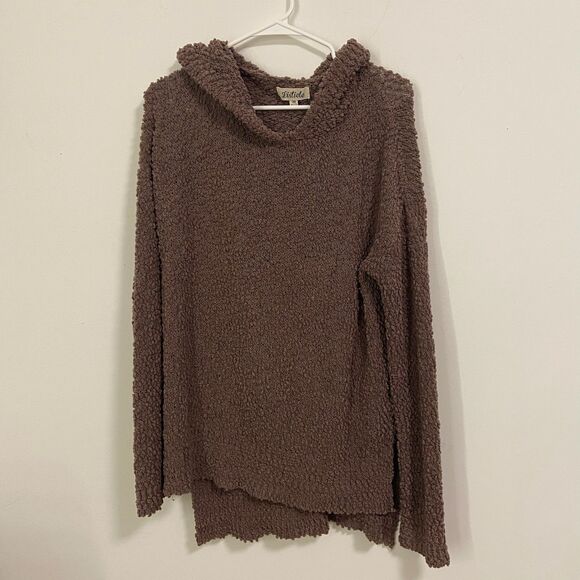 Popcorn Knit Hoodie Sweater, listicle soft! - Picture 1 of 1